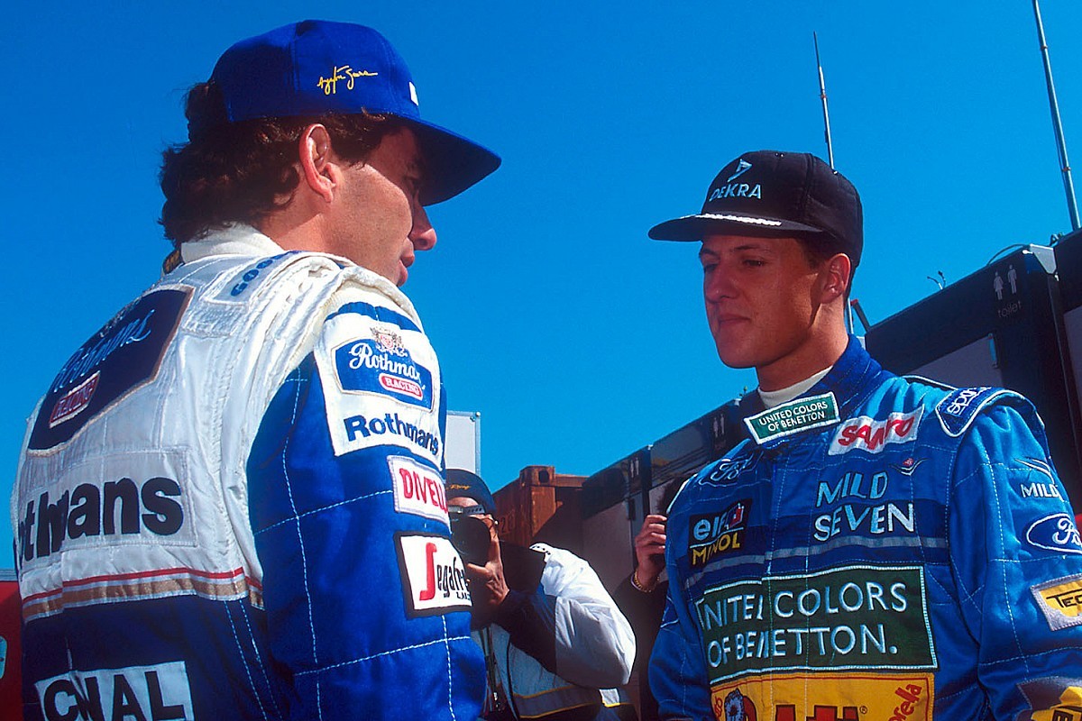 Ayrton Senna e Michael Schumacher