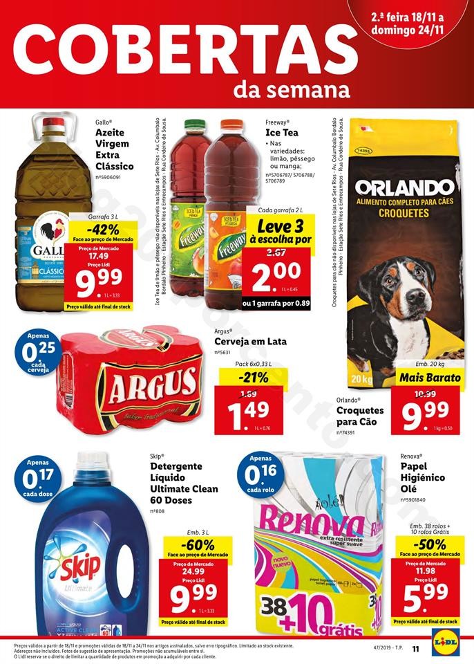 Antevisão Folheto LIDL Promoções de 18 a 24 nov