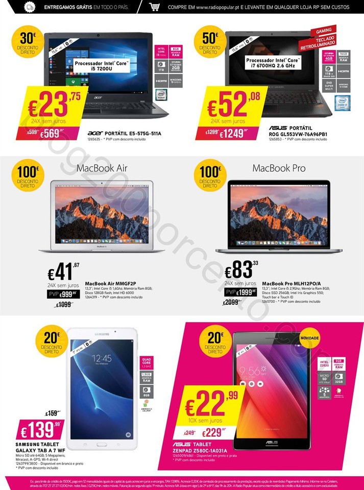 Antevisão Folheto RADIO POPULAR Promoções de 31