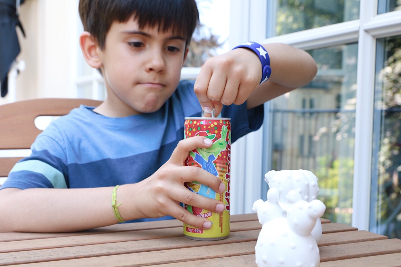 kidibul la boisson des enfants avec des boulles