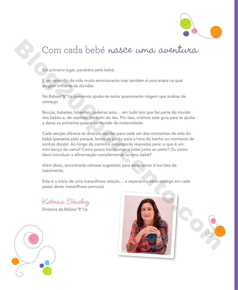 Antevisão Guia do Bebé BABIESRUS Promoções de 