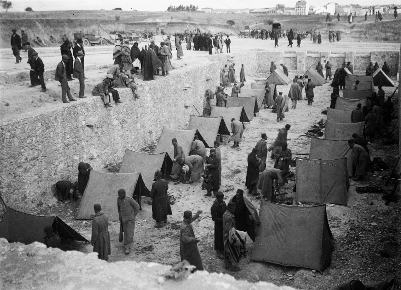 Revolução de Sidónio Pais, acampamento das trop