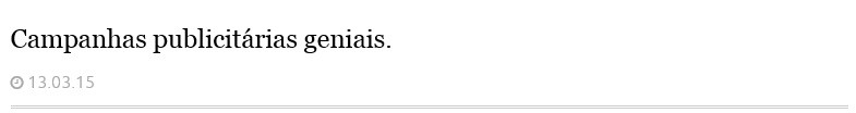 Um dia faco um blog campanhaspublicitariasgeniais.
