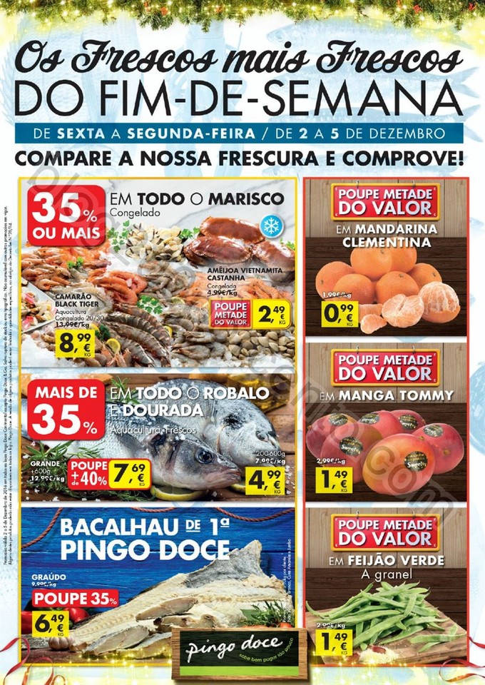 Antevisão Folheto PINGO DOCE Fim de semana de 2 a