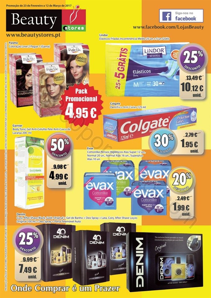 Antevisão Folheto BEAUTY STORES Promoções de 23