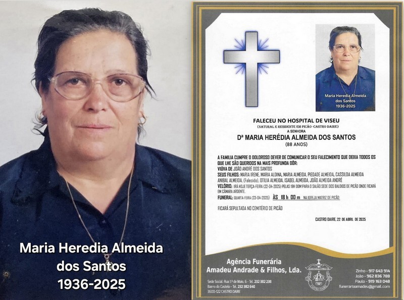 FOTO RIP DE MARIA HERÉDIA ALMEIDA DOS SANTOS-88 A