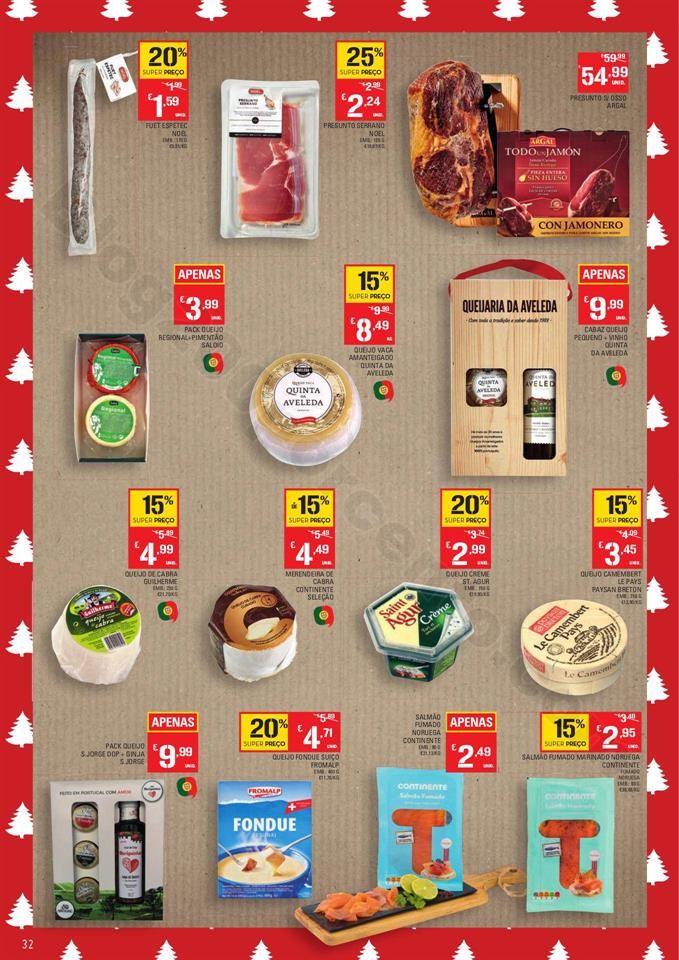 Continente Folheto Feliz Natal 19 novembro a 24 de