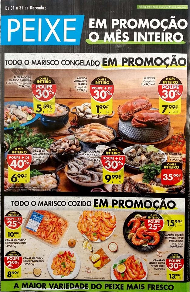 folheto pingo doce semana natal 18 a 26 dezembro  