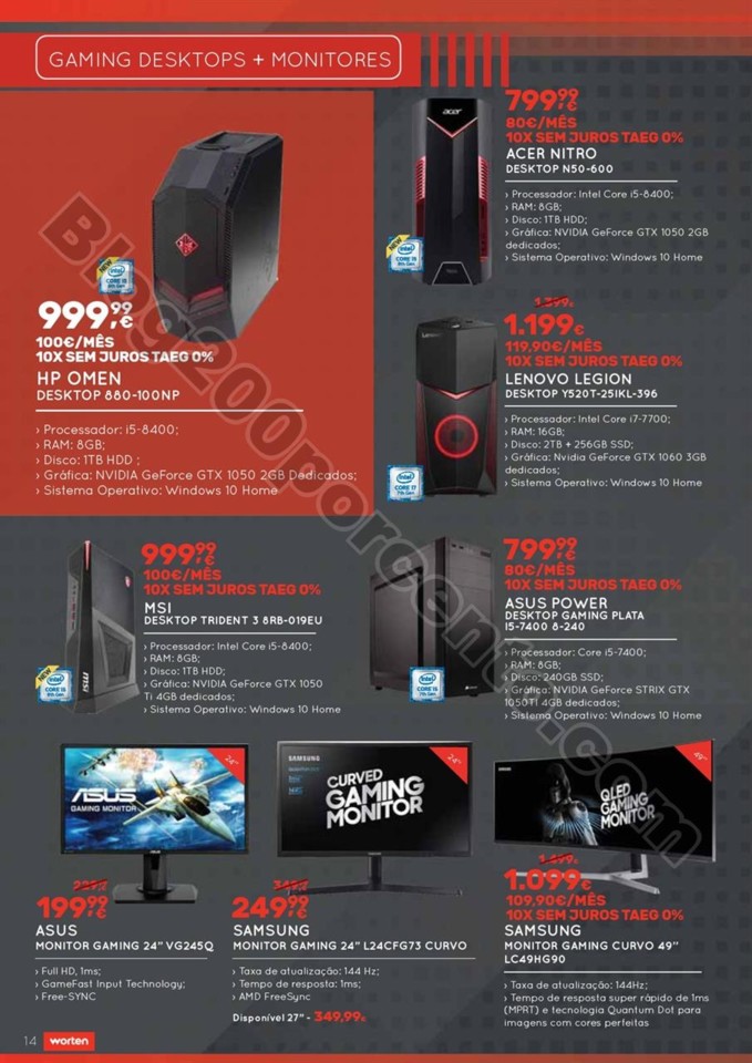 Antevisão Folheto WORTEN Especial promoções de 