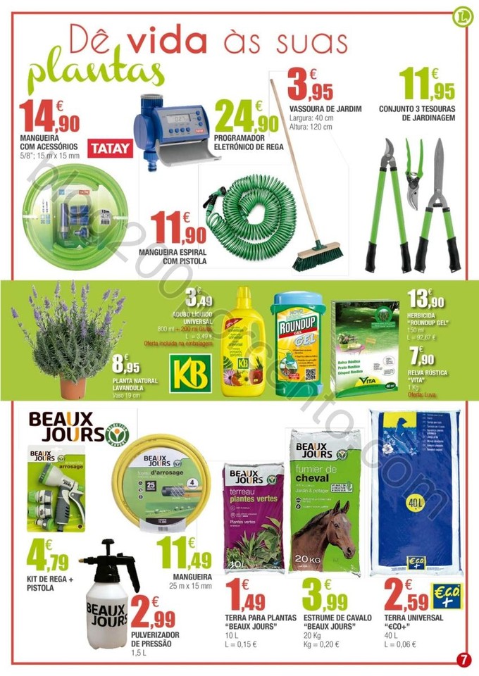 Antevisão Folheto E-LECLERC Brico Jardim promoç