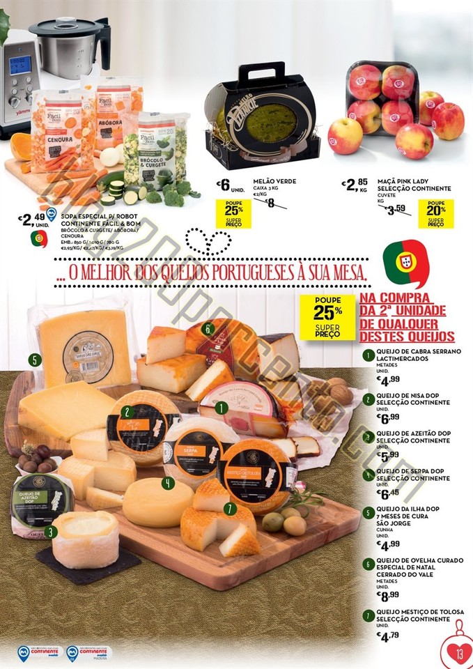 Antevisão folheto CONTINENTE Natal Alimentar de 8