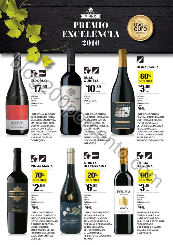 Antevisão Folheto CONTINENTE Vinhos promoções d