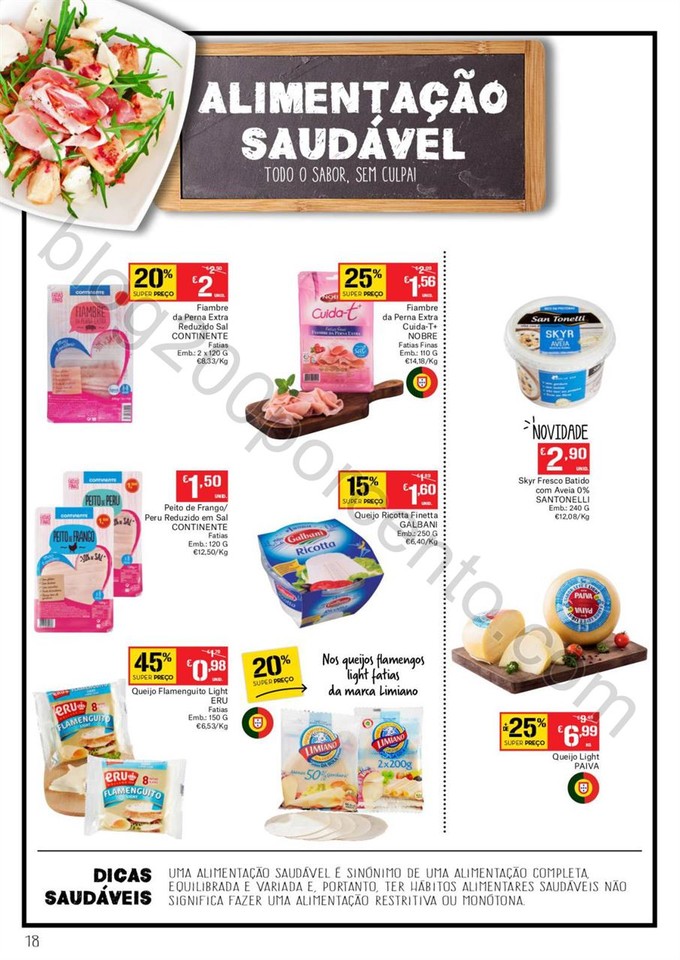 Novo Folheto CONTINENTE Bio &amp; Saudável promoçõe