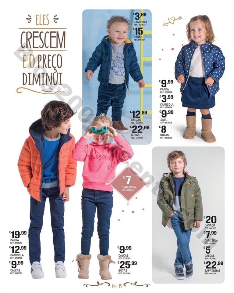 Antevisão folheto CONTINENTE Moda outono - invern
