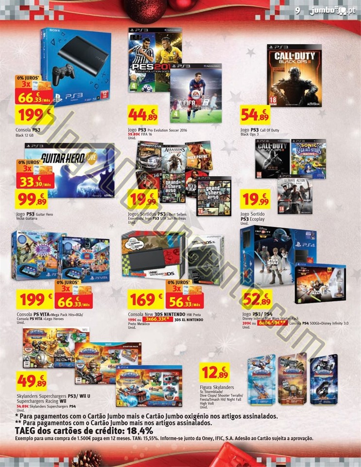 Antevisão folheto JUMBO Promoções Natal de 10 a