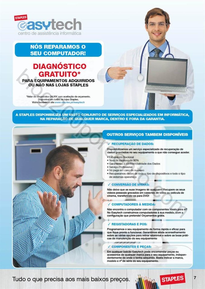 Novo Folheto STAPLES promoções de 8 a 27 setembr