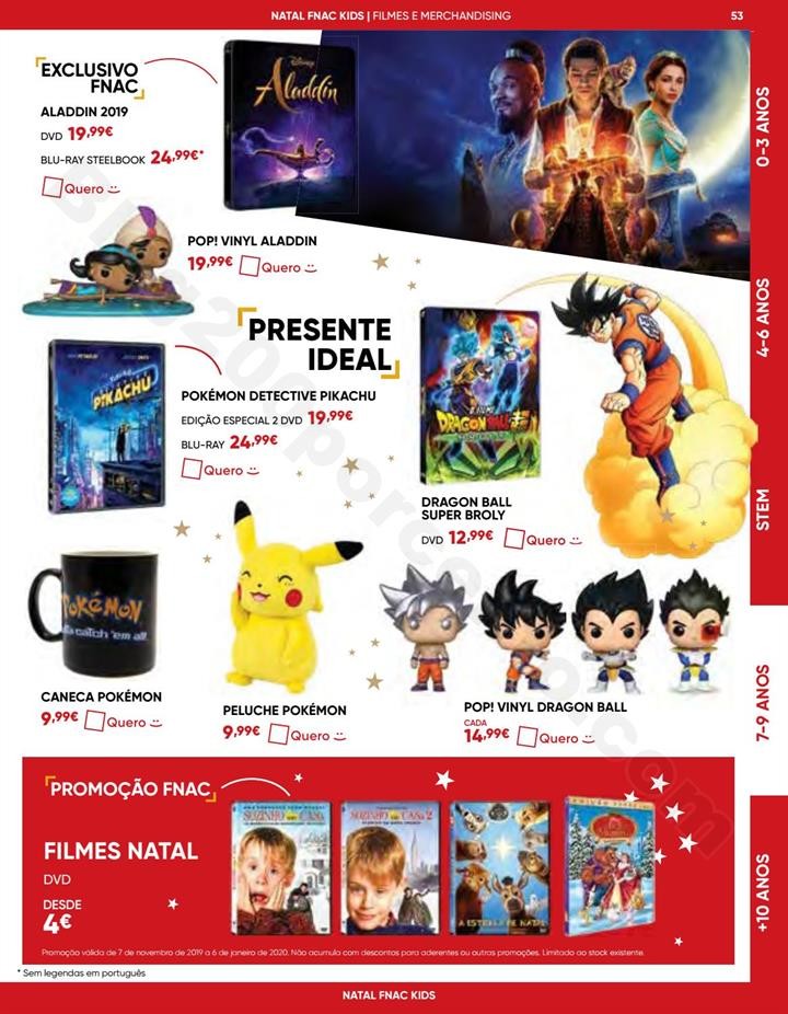 Antevisão Folheto Natal FNAC Kids promoções at