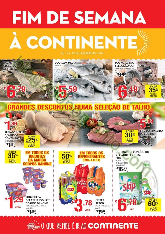 Antevisão Folheto CONTINENTE Fim de Semana de 12 
