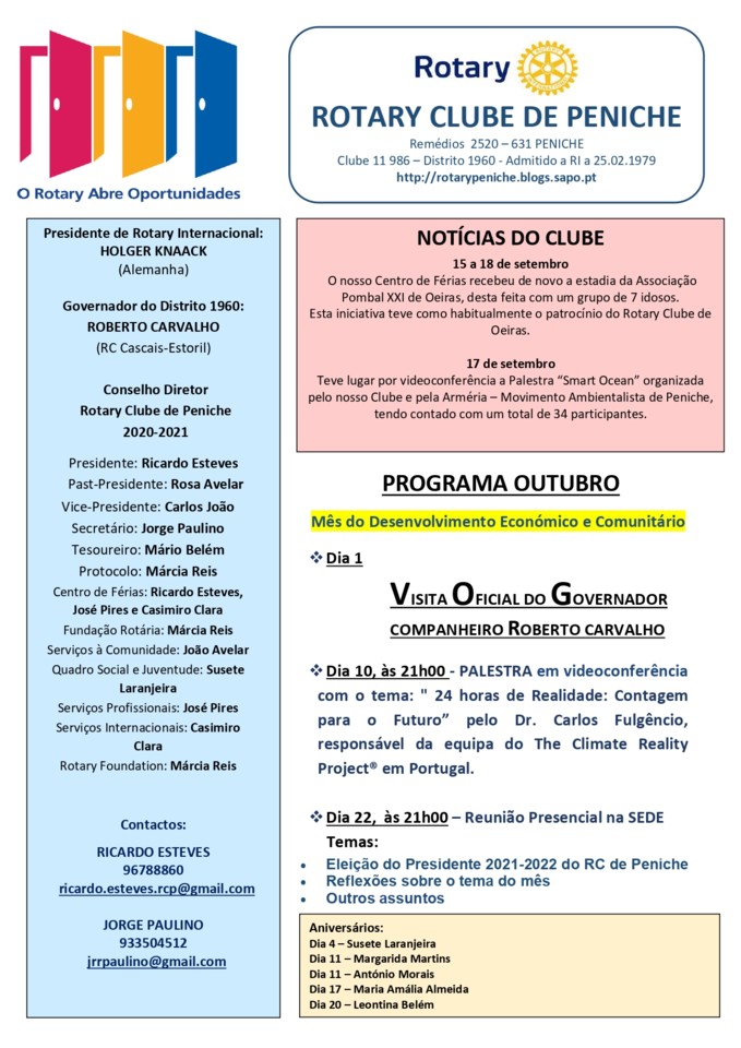Programa de outubro do Rotary Clube de Peniche_pag