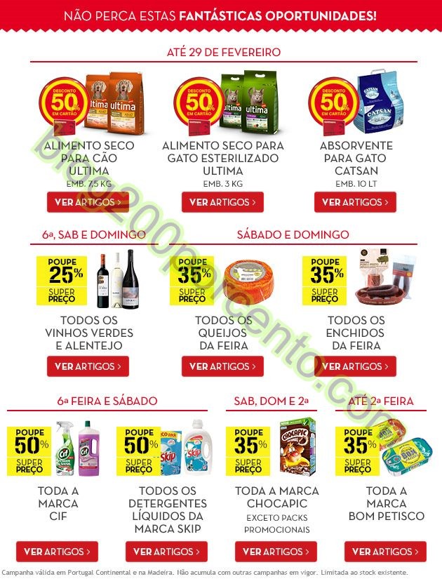 Antevisão Promoções Extra CONTINENTE Fim de sem