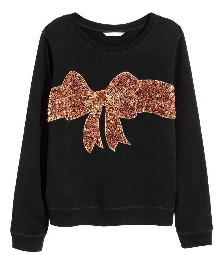 Camisola sweat com lantejoulas H&amp;M.jpg