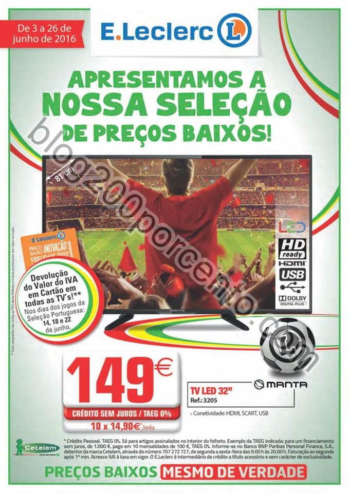 Antevisão Folheto E-LECLERC Extra Promoções de 