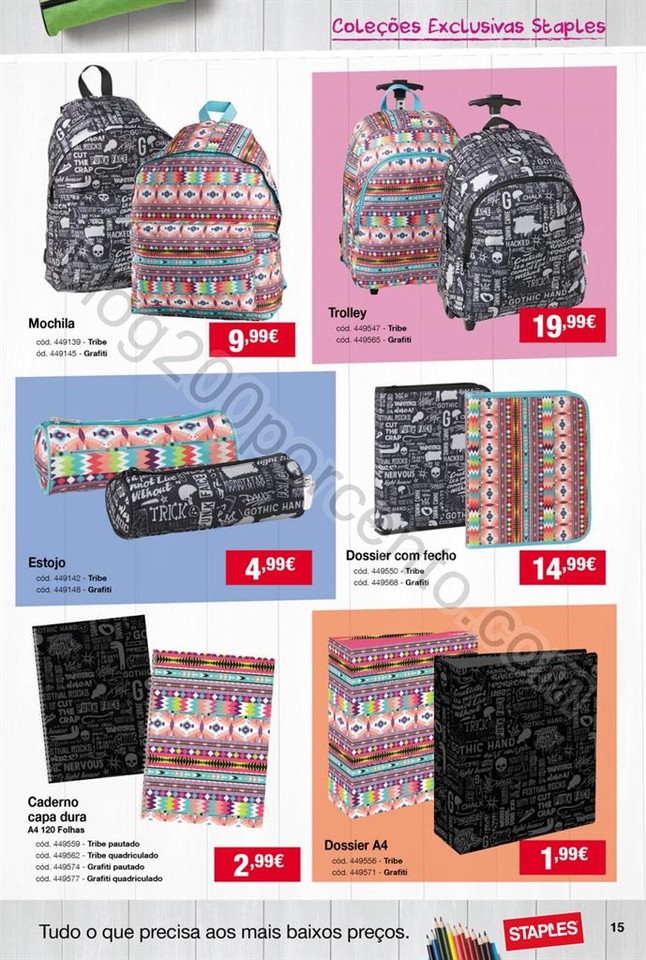 Antevisão Folheto STAPLES Regresso às aulas de 1