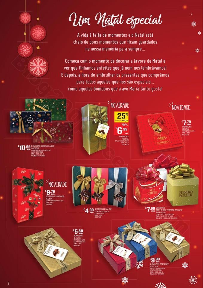 Continente Folheto Feliz Natal 19 novembro a 24 de