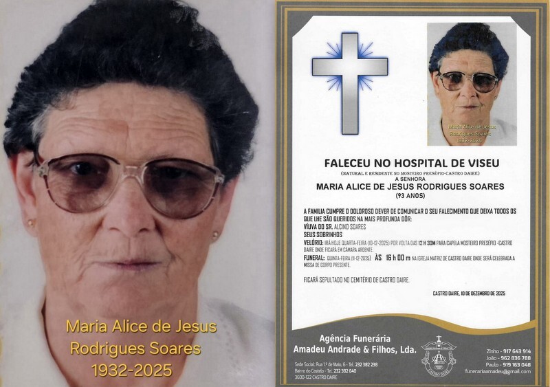 FOTO DE MARIA ALICE DE JESUS RODRIGUES SOARES -93 