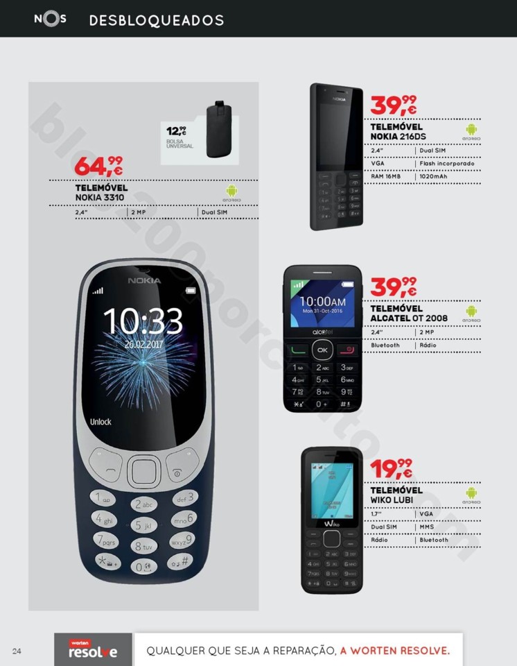 Antevisão Folheto WORTEN Mobile Promoções de 12