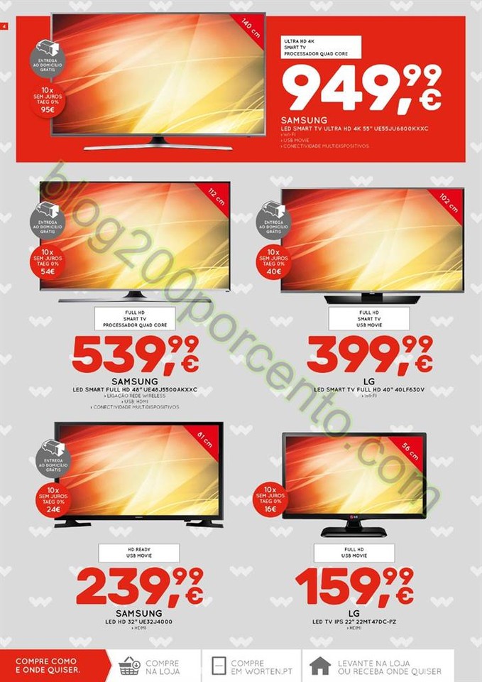 Antevisão Folheto WORTEN promoções de 31 março