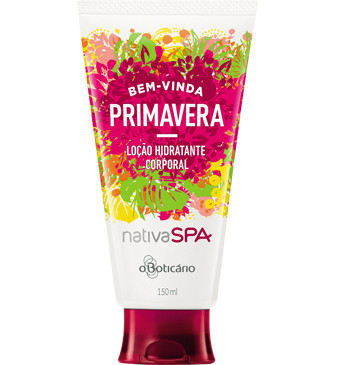 nativa spa bem vinda primavera loçao de banho 150