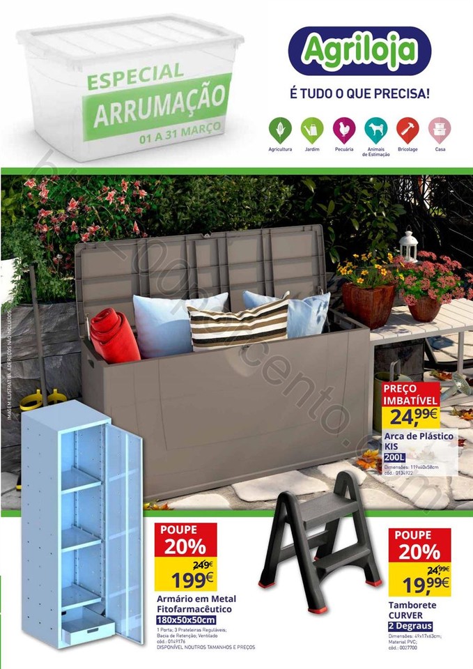 Antevisão Folheto AGRILOJA Especial arrumação d
