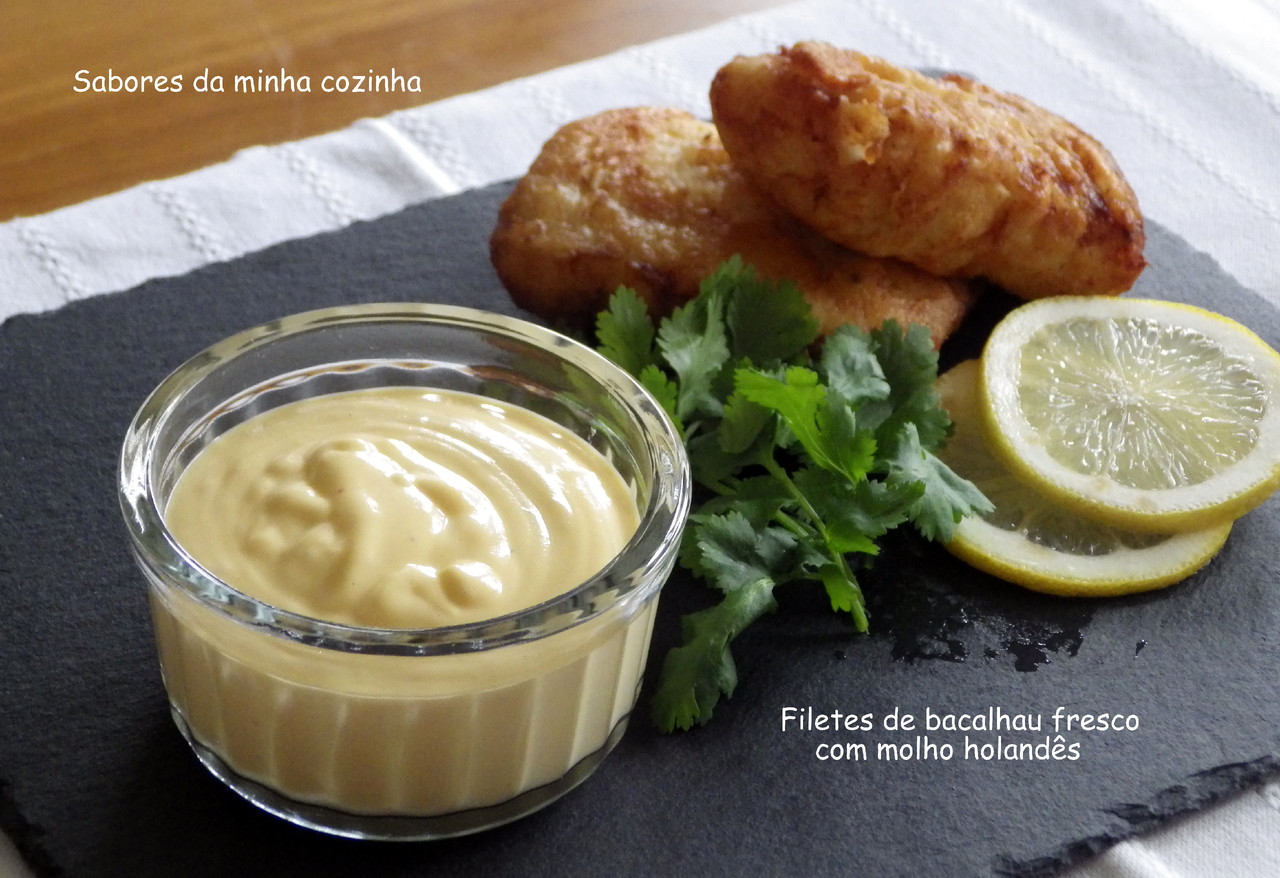 IMGP5377-Filestes de bacalhau fresco com molho hol