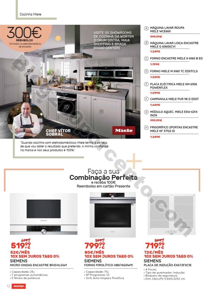 Antevisão Folheto WORTEN cozinhas promoções de 