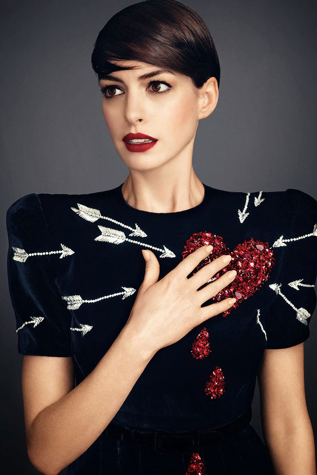 Anne Hathaway  November 2014 Harper’s Bazaar Mag