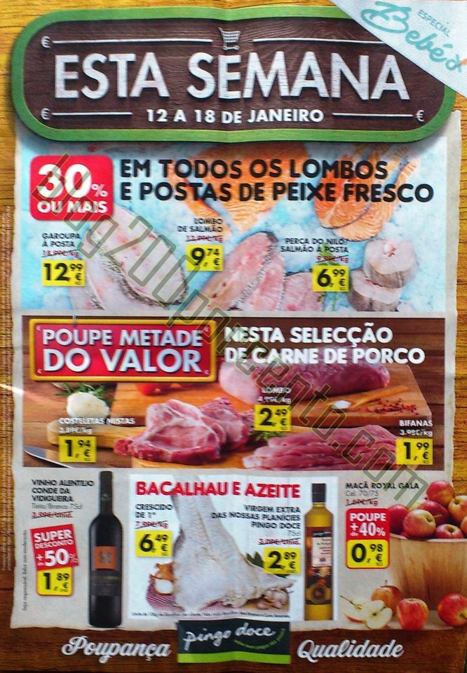 Antevisão Folheto PINGO DOCE Promoções de 12 a 
