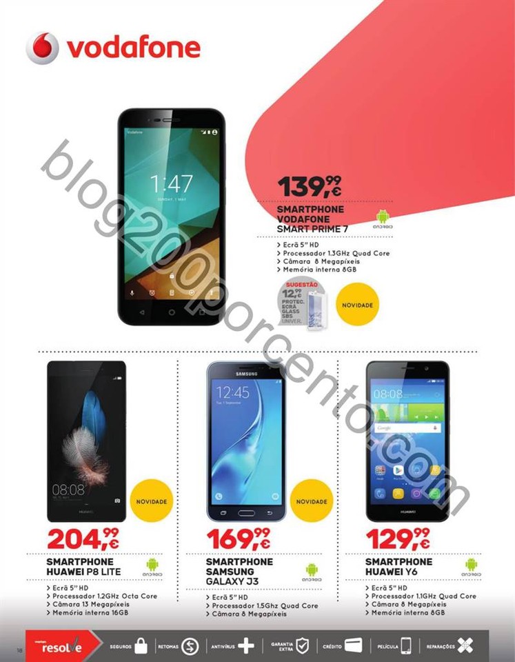Antevisão Folheto WORTEN Mobile promoções de 7 