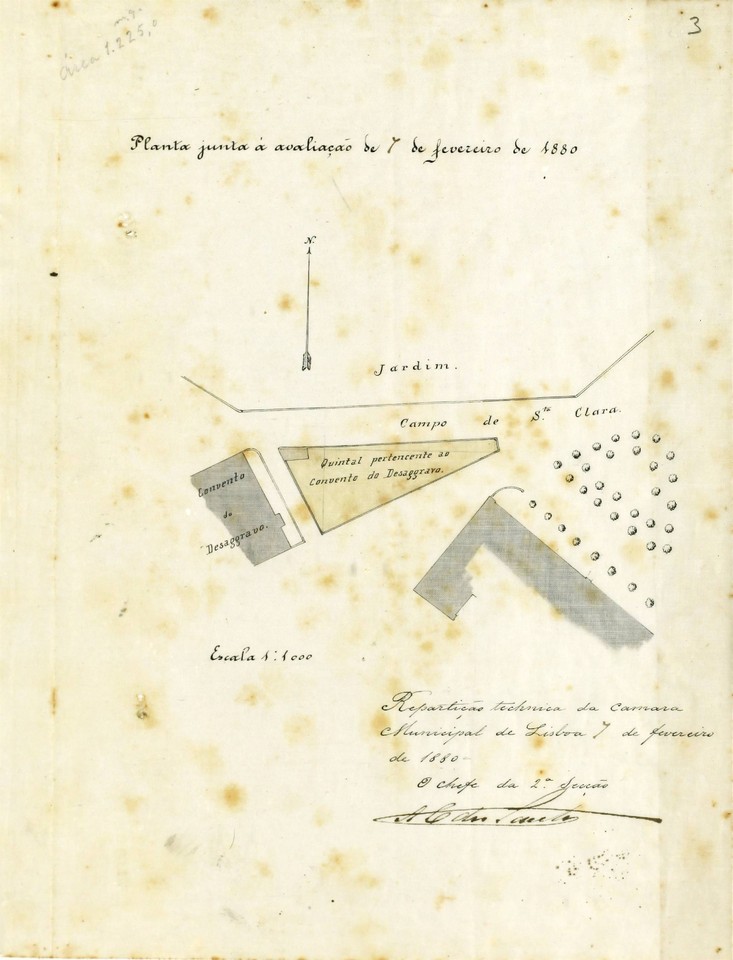 Expropriação de um quintal pertencente às freir Expropriação de um quintal pertencente às freir