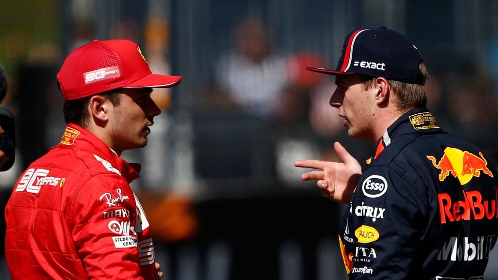 Verstappen levou a melhor sobre Leclerc