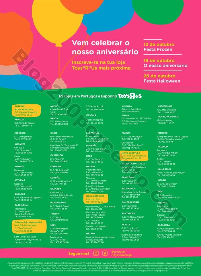 Antevisão Folheto TOYSRUS Aniversário Promoçõe