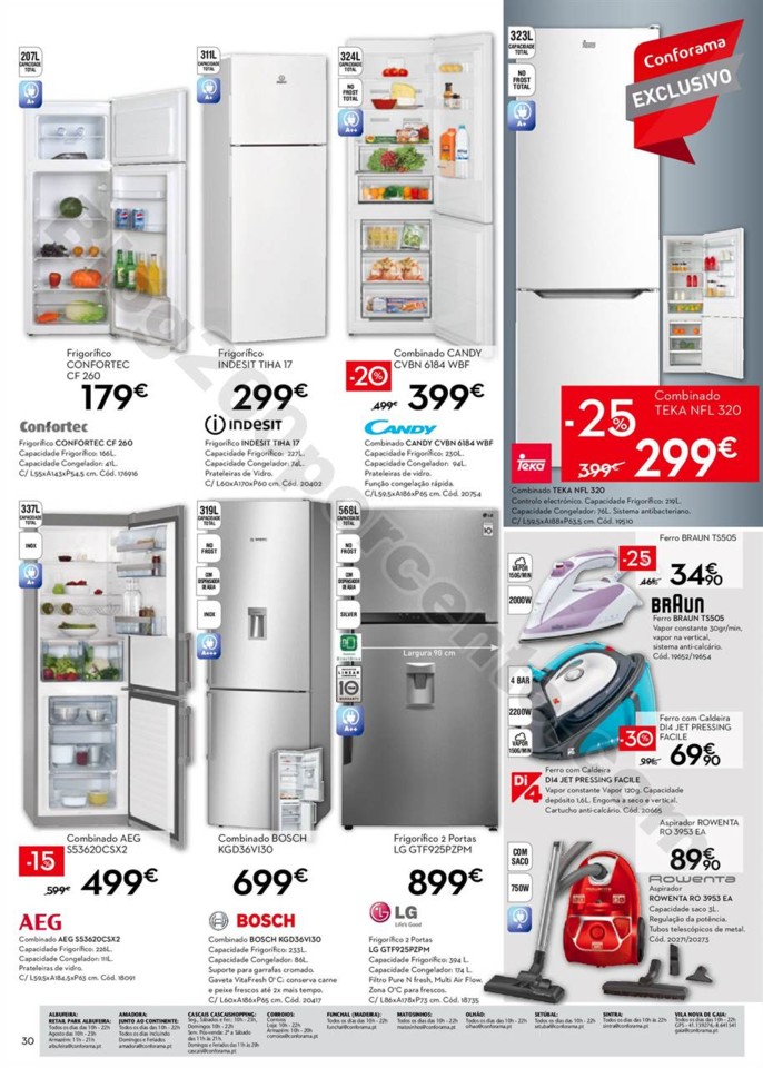 Antevisão Folheto CONFORAMA Promoções de 25 jan