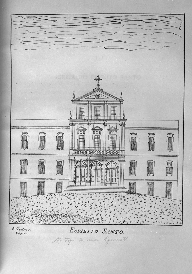 Convento do Espírito Santo situado no topo da rua