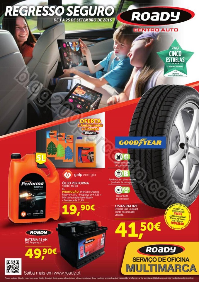 Novo Folheto ROADY Promoções de 1 a 25 setembro 
