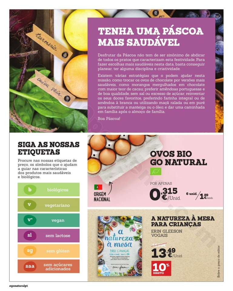 Antevisão Folheto GO NATURAL Promoções de 9 a 2