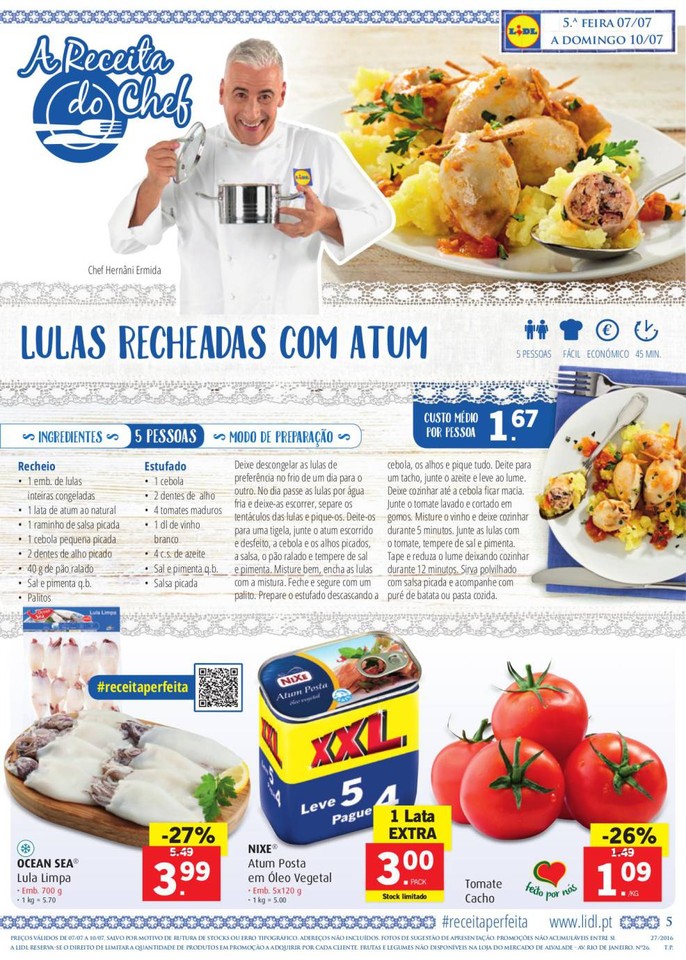 Antevisão Folheto LIDL Promoções de 7 a 13 julh