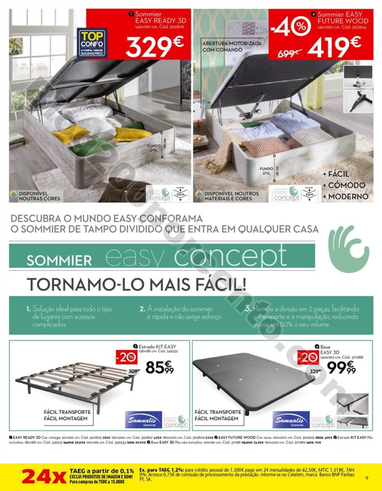 Antevisão Folheto CONFORAMA Promoções de 26 jul