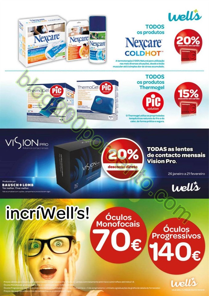 Antevisão Folheto WELLS promoções de 26 janeiro
