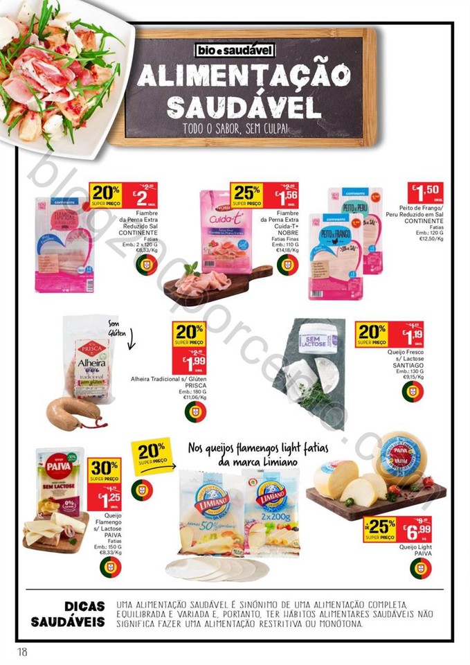 Antevisão Folheto CONTINENTE Alimentação Saudá