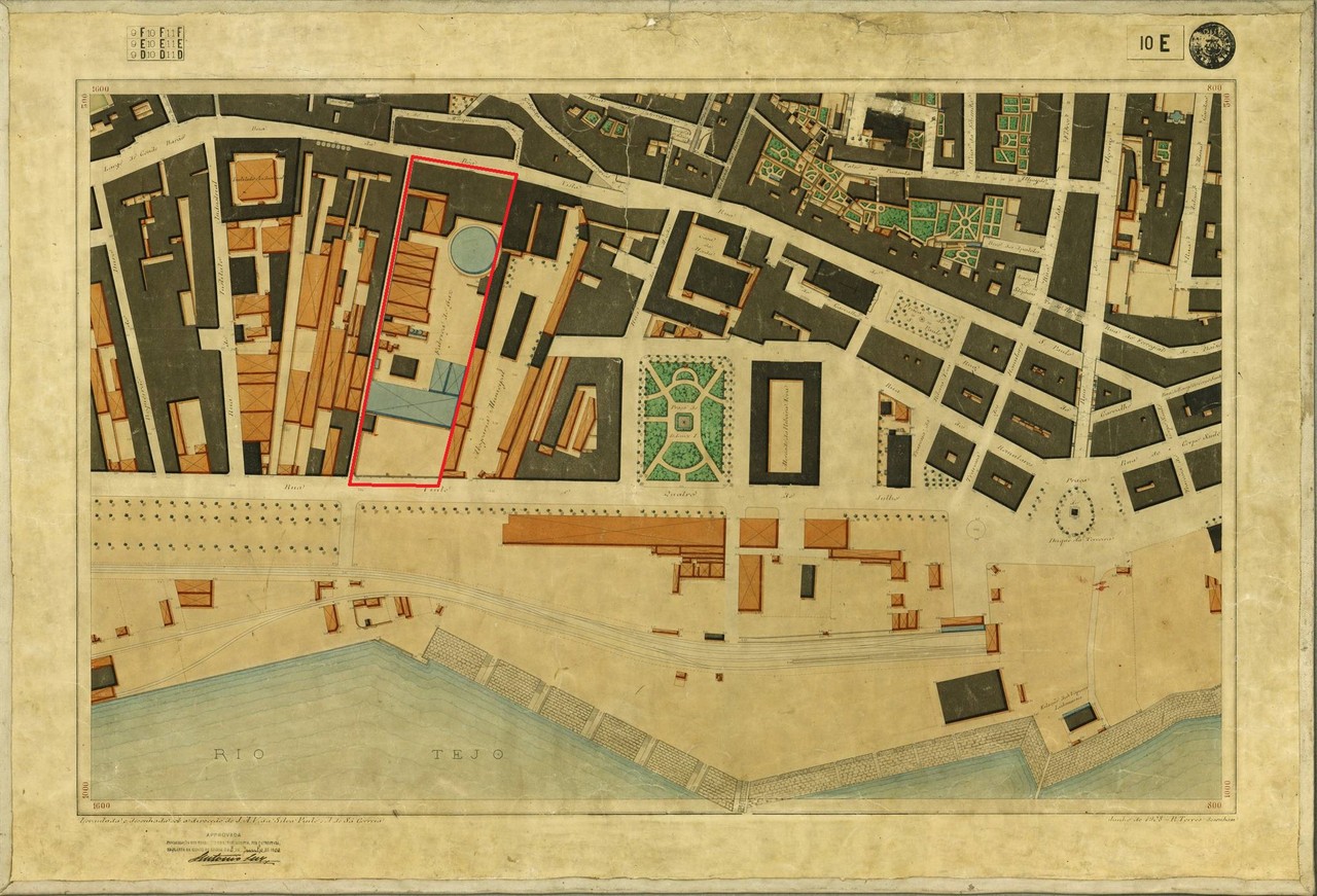 Planta Topográfica de Lisboa, 10 E, de Alberto de